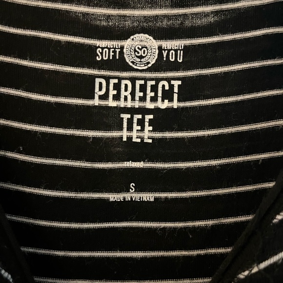 Set of 2 SO Perfect Tee - purple & black - Picture 2 of 9